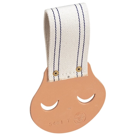 Klein Tools Tool Pouch, Erection Wrench Holder, natural, Leather, Cotton 5461T