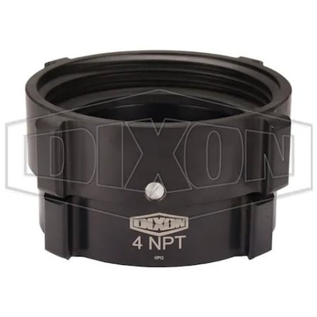 Dixon Style N53 Rocker Lug Adapter, 4-1/2 x 4 in, Female NST NH Swivel x FNPT Rigid N53-45F40T