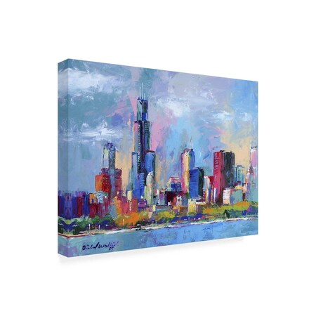 Trademark Fine Art Outdoor Canvas Art - Richard Wallich 'Chicago 5' Wall Art for Patios, or Gardens ALI0332-OC3547WR