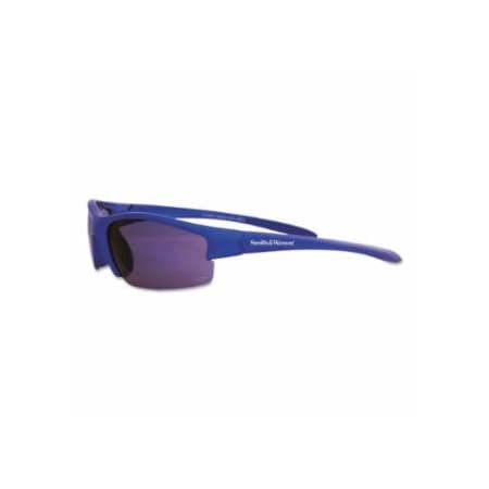 Smith And Wesson Equalizer Safety Glasses, Blue Mirror Polycarbonate Lens, Uncoated, Blue, Nylon 412-21301