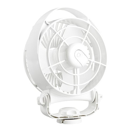 Zoro Select Car Fan, Plastic, 3 Speeds, 12/24V DC 7483CAWBX