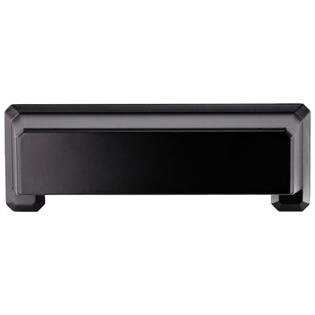 Pride Industrial 3in and 3-3/4in Center to Center Charleston Cup Cabinet Pull Matte Black Finish P90396BK