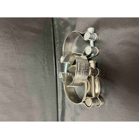 Helix Racing Products Stainless Steel Muffler Clamp, 1.81 - 1.99 212-2761