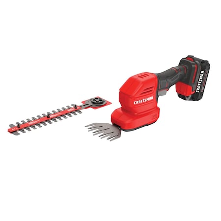 Craftsman V20 2-in-1 Cordless 8-in. Hedge Trimmer CMCSS800C1