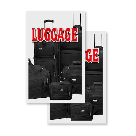 Signmission Luggage, Vinyl Decals Only 24 Inch x 36 Inch, Vinyl Decal, 2PK DSB-2436-2PACK-Luggage