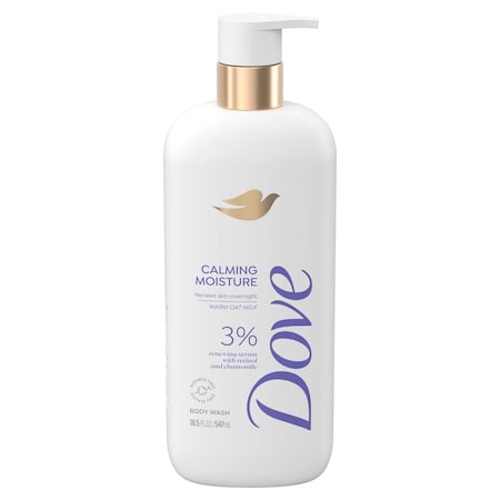 Dove Calming Moisture Body Wash, 18.5 Ounce, 4PK 69978778
