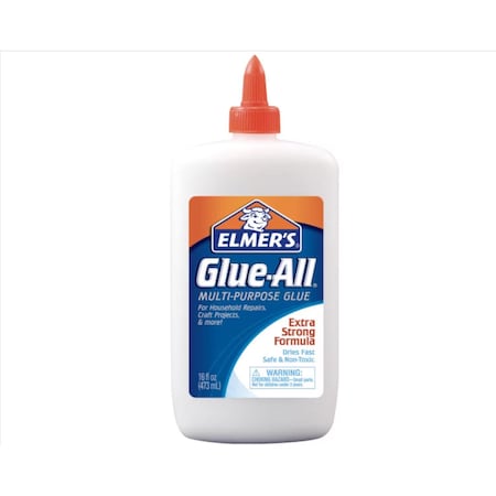 Elmers Elmer's Glue-All High Strength Polyvinyl acetate homopolymer Clear All Purpose Adhesive 16 oz E1321