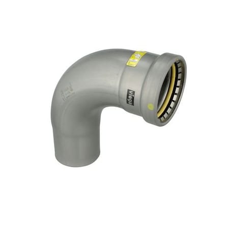 Viega MegaPressG 90 street elbow P 2.5 FTG IPS 2.5 carbon steel zinc-nickel coating 28615