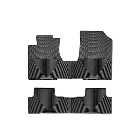 Weathertech Black, Front and Rear All Weather Floor Mats WTHB161162