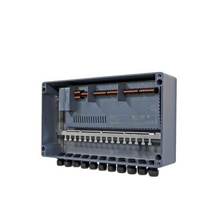 Siemens SIMATIC CFU DIQ with aluminum enclosure bundle consisting of: 1x 6ES7655-5PX31-1AX0