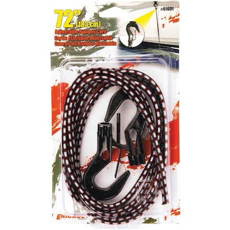 Erickson 8 mmx72'' Adjustable Bungee Cord Yellow 1601