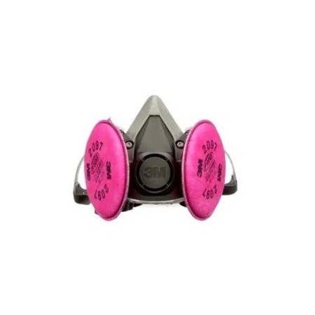 Scotch 3M P100 Mold and Lead Paint Removal Respirator P-Series Valved Black M 1 pk 6297P1-DC