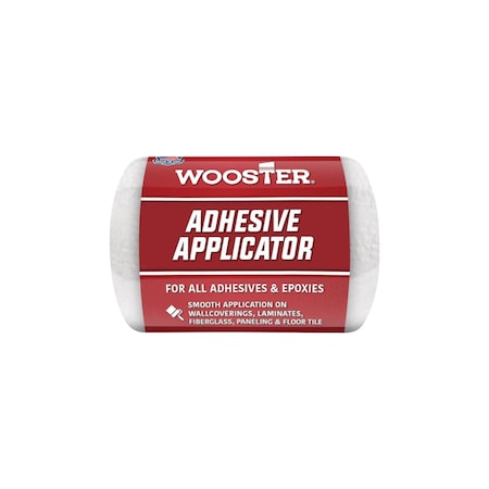 Wooster 3" Adhesive Applicator, 1/8" Nap, Woven Fabric R245-3