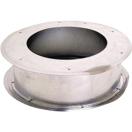 Ameri-Vent Wall Thimble, 0.018 Gauge, Galvanized Steel, For: Type B Gas Vent Pipe 4EWT