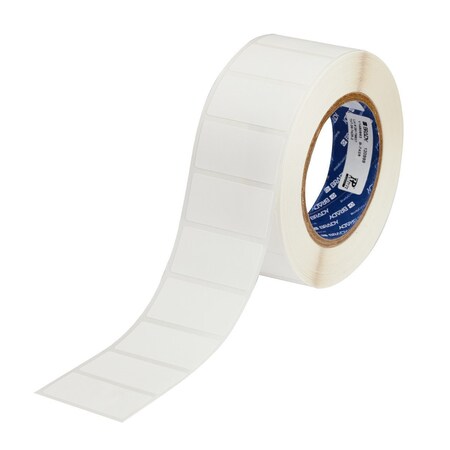 Brady Pre-Cut Label Stock Roll, White, Matte J40-17-2550