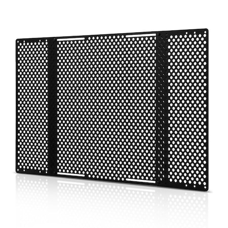 Vevor RV Screen Door Protector Adjusts from 22 to 31.5 in Adjustable Door Grille Black SZJJPMMD