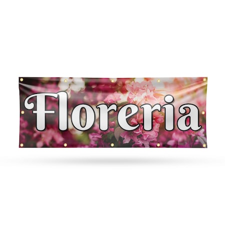Signmission Floreria, 48 Inch x 120 Inch, Vinyl Banner B-120-30636