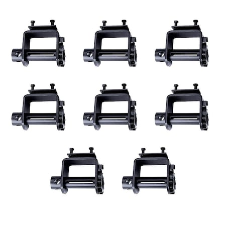 Mytee Products Heavy-Duty Portable Bolt-On Trailer Winch w/ Black Powder Coating - 16,500 lbs, 8PK WINCHBx8