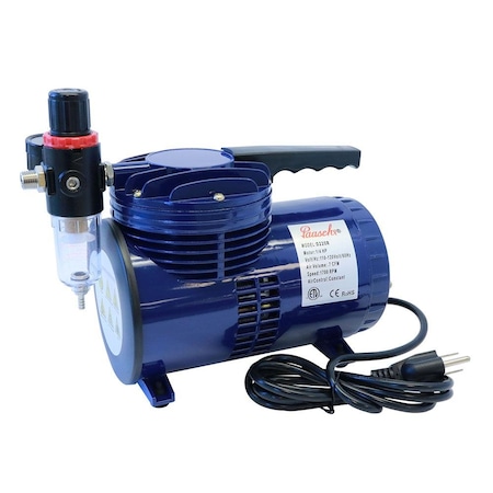 Paasche 1/4 H.P. Diaphragm Compressor w/ Regulator D220R