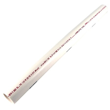 Charlotte Pipe And Foundry Dwv Cut Pipe 1-1/2X2 Ft PVC 07112 0200