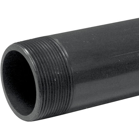 Genova LASCO 220080BC Pipe Nipple, 2 in, PVC, SCH 80 Schedule, 8 in L 220080-BC