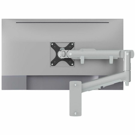 Atdec single display wall mount, built in visual tension gauge, suits flat screen monitors up to AWMS-DW-S