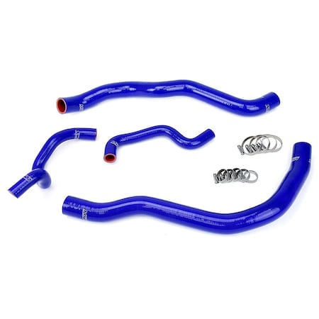 Hps Performance High Temp Reinforced Silicone Radiator Coolant Hose Kit, Blue, 57-1418-BLUE