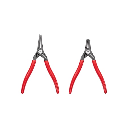 Tekton 7 Inch External Retaining Ring Pliers Set, 2-Piece 0.070 in. Tips PRR90002