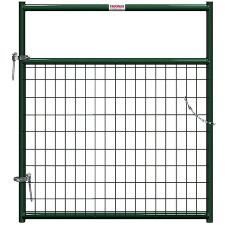 Behlen Country WireFilled Gate, 48 in W Gate, 50 in H Gate, 6 ga Mesh Wire, 2 x 4 in Mesh, Green 40132042