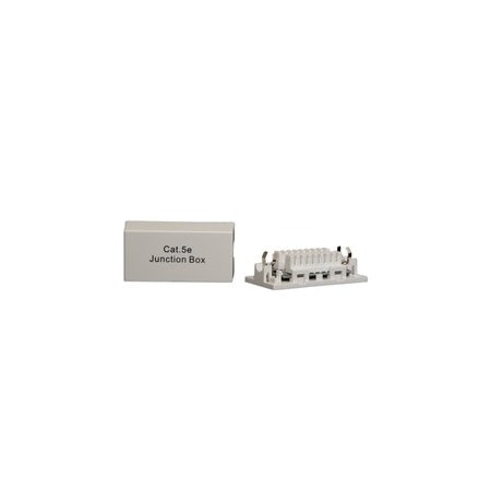 Cable Wholesale Cat5e Inline Junction Box, 110 Punch Down Type 30X6-11100