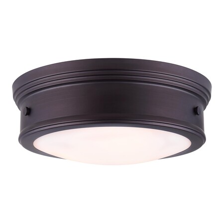 Canarm Flush Mount Light, 3 Light, 40W, 15x5-3/4" IFM624A13ORB