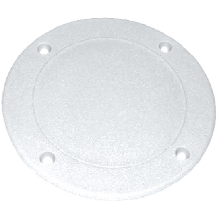 T-H Marine Supplies Screw Down Deck Plate, White T9T-SDP3FWDP