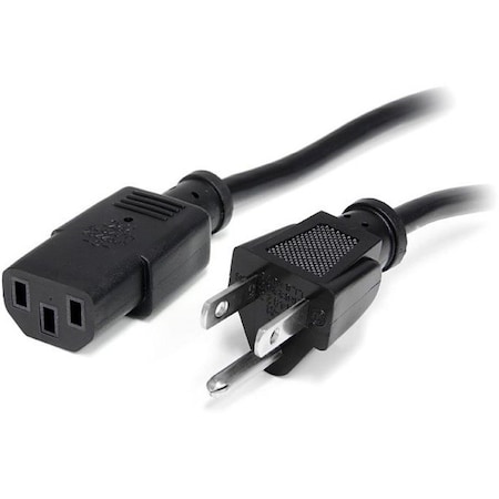 Startech.Com 10ft Power Cord, NEMA 5-15P to C13 Cable PXT1011010PK