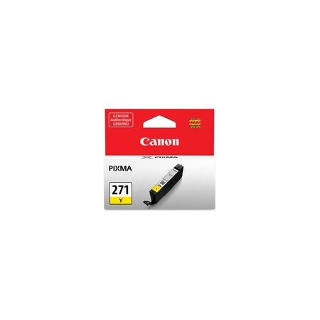 Canon CLI-271 Original Standard Yield Inkjet Ink Cartridge, Yellow CLI-271Y