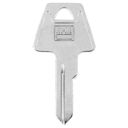 Hy-Ko Key Blank, Brass, Nickel-Plated, For: American AM8 Locks 11010AM8