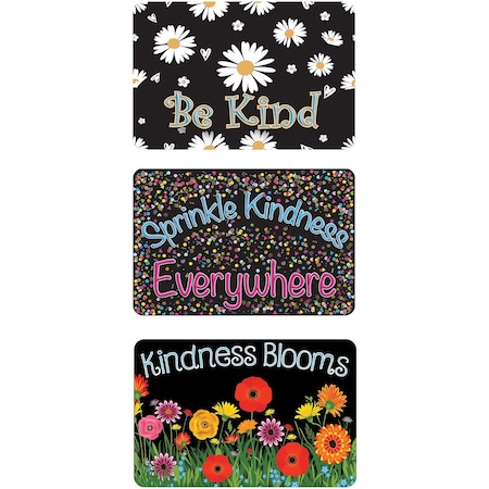 Ashley Productions Magnetic Whiteboard Erasers, Kindness Theme, 3.75 x 2.5 x 0.75 in., 3PK ASH79001