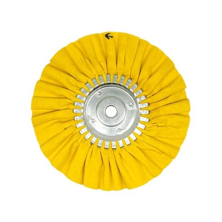 Renegade Products Usa 9" Solid-Center Airway Buffing Wheels, Yellow FAW9XSCN2-16PYT