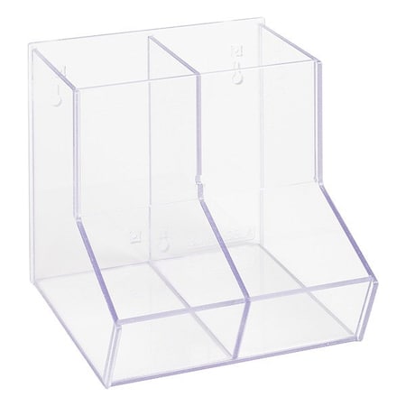Poltex Lab Bulk Bin, Clear, 8 3/4 in L BLKBNDBL4-W