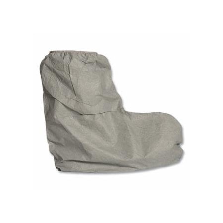 Dupont Tyvek 400 Shoe and Boot Cover, 18 in H, Boot, One Size Fits Most, Gray, 100PK 251-FC454S