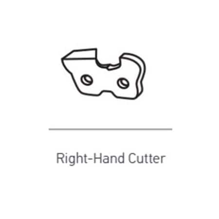 Oregon Harvester Saw Chain, Replacement Cutters, Right-Hand, .404 in. Pitch for 18HX Series Chain, 25-Pack 512891