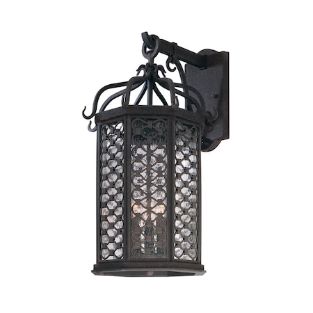 Troy Lighting Los Olivos 3 Light Wall Sconce 10.5 In. Textured Iron B2373-TRN