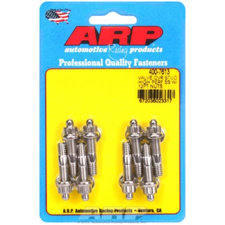 Arp 4007613 Cast Aluminum, Stainless Steel, 12 Point Valve Cover Stud Kit A14-4007613