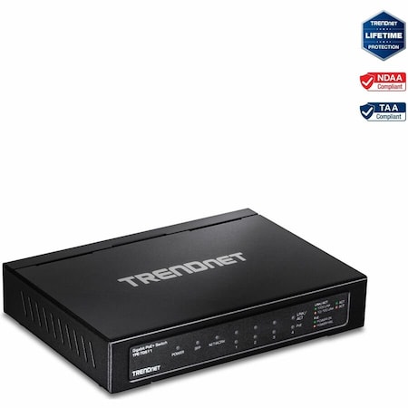 Trendnet 6-Port Gigabit PoE+ Switch TPE-TG611
