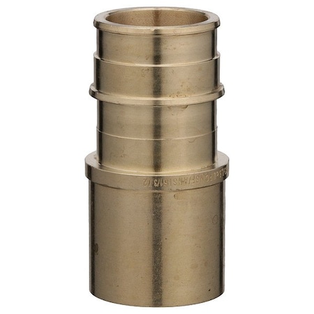 Zurn Straight, Brass, Barbed 51/64", FTG 1" QE700GX