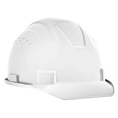 Jackson Safety Hard Hat, Front Brim, Advantage, White 20200