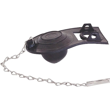 Prosource Exclusively Orgill Toilet Tank Flapper, Specifications 3 in, Black 24462-3L