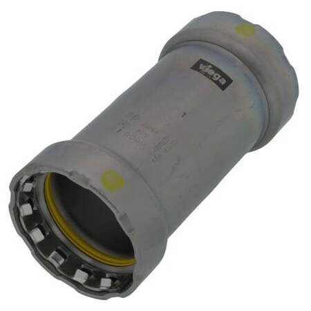 Viega MegaPressG couplingNo stop P1 1.25 P2 1.25 carbon steel zinc-nickel coating 25046