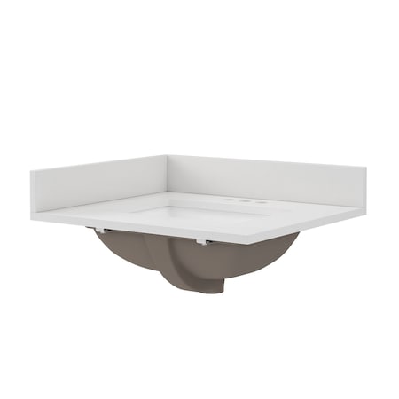 Craft And Main Quartz Vanity Top, 25x22 in QZ25224SWR