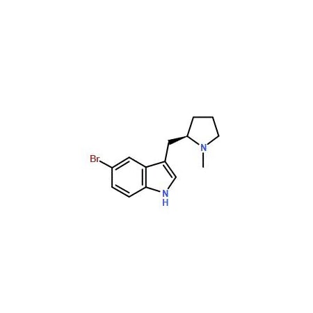 Ak Scientific (R)-5-Bromo-3-(1-methyl-pyrrolidin-2-ylmethyl)-1H-indole (5g), CAS 143322-57-0 V2433-5g