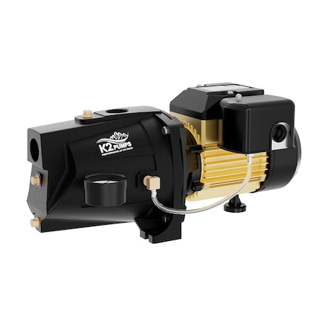 K2 Pumps 3/4 HP Cast Iron Shallow Well Jet Pump WPS07502K